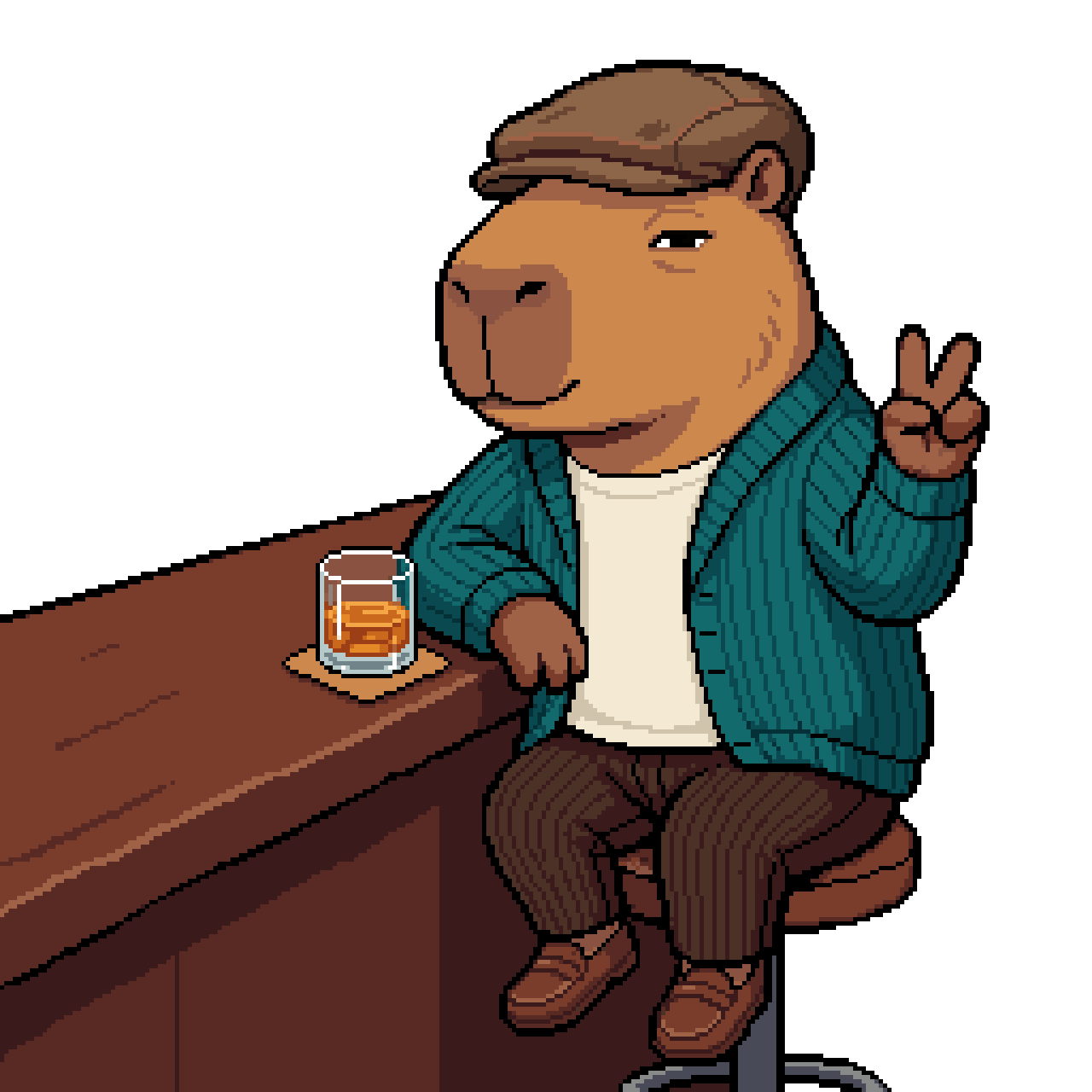 CapyBARa – DSCVRBAR Badge für Bar-Aktivität