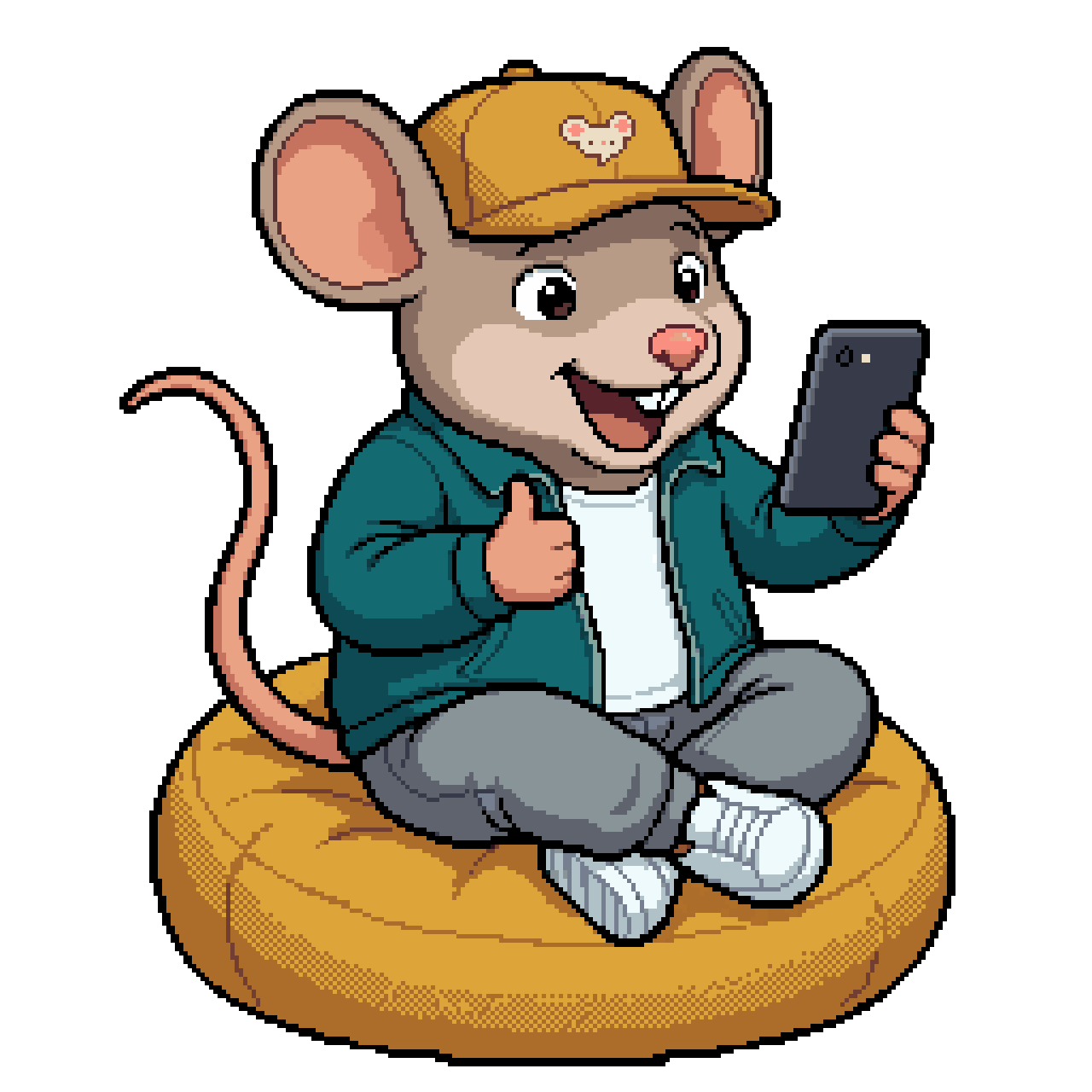 Social Maus – DSCVRBAR Badge für aktive Community-Mitglieder